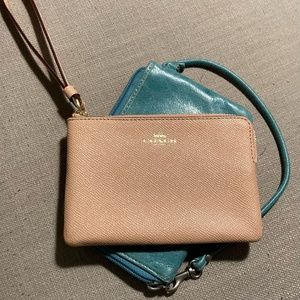 Coach Corner Zip Wristlet